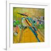 Rainbow Bee Eater-null-Framed Art Print