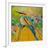 Rainbow Bee Eater-null-Framed Art Print