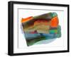 Rainbow Blast II-null-Framed Art Print