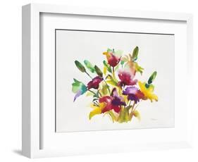 Rainbow Bouquet 2-Paulo Romero-Framed Art Print