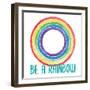 Rainbow Brave 2-Kimberly Allen-Framed Art Print