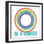 Rainbow Brave 2-Kimberly Allen-Framed Art Print