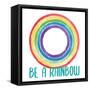 Rainbow Brave 2-Kimberly Allen-Framed Stretched Canvas