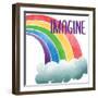 Rainbow Brave 3-Kimberly Allen-Framed Art Print