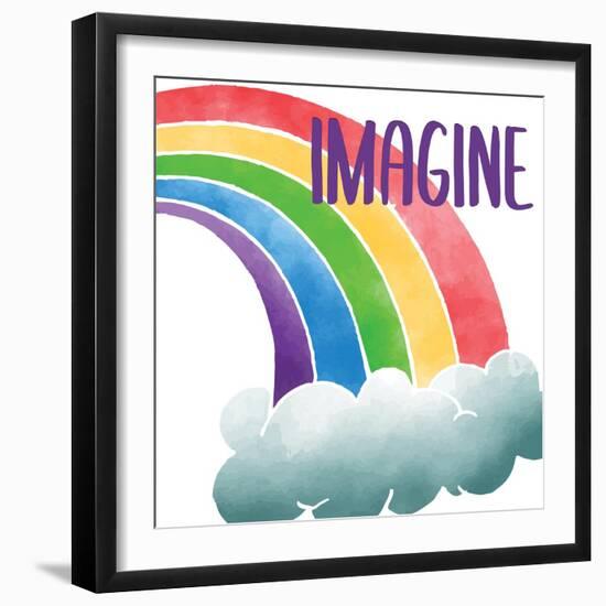 Rainbow Brave 3-Kimberly Allen-Framed Art Print