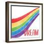 Rainbow Brave 4-Kimberly Allen-Framed Art Print