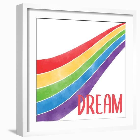 Rainbow Brave 4-Kimberly Allen-Framed Art Print