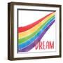 Rainbow Brave 4-Kimberly Allen-Framed Art Print