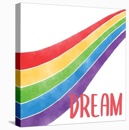 Rainbow Brave 4-Kimberly Allen-Stretched Canvas