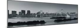 Rainbow Bridge and Tokyo Bay from Odaiba, Tokyo, Japan-Jon Arnold-Mounted Photographic Print