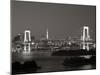 Rainbow Bridge and Tokyo Bay from Odaiba, Tokyo, Japan-Jon Arnold-Mounted Photographic Print