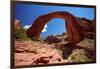 Rainbow Bridge, Lake Powell, Utah-George Oze-Framed Photographic Print