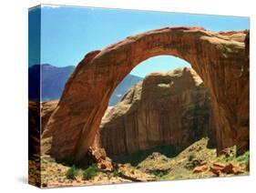 Rainbow Bridge National Monument is a Star Attraction at Lake Powell on the Utah Side-null-Stretched Canvas