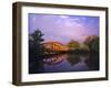 Rainbow Bridge Over Sheyenne River, Valley City, North Dakota, USA-Chuck Haney-Framed Photographic Print