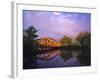 Rainbow Bridge Over Sheyenne River, Valley City, North Dakota, USA-Chuck Haney-Framed Photographic Print