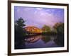 Rainbow Bridge Over Sheyenne River, Valley City, North Dakota, USA-Chuck Haney-Framed Photographic Print