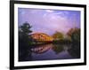 Rainbow Bridge Over Sheyenne River, Valley City, North Dakota, USA-Chuck Haney-Framed Photographic Print