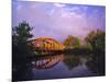 Rainbow Bridge Over Sheyenne River, Valley City, North Dakota, USA-Chuck Haney-Mounted Photographic Print