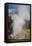 Rainbow Cast by Eruption of Riverside Geyser-Eleanor-Framed Stretched Canvas