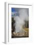 Rainbow Cast by Eruption of Riverside Geyser-Eleanor-Framed Photographic Print