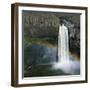 Rainbow Caused by Waterfall-Micha Pawlitzki-Framed Photographic Print