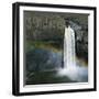 Rainbow Caused by Waterfall-Micha Pawlitzki-Framed Photographic Print