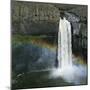 Rainbow Caused by Waterfall-Micha Pawlitzki-Mounted Photographic Print