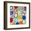 Rainbow Circles I-Yashna-Framed Art Print