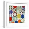 Rainbow Circles I-Yashna-Framed Art Print