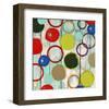 Rainbow Circles II-Yashna-Framed Art Print