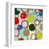 Rainbow Circles II-Yashna-Framed Art Print