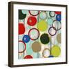 Rainbow Circles II-Yashna-Framed Art Print