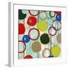 Rainbow Circles II-Yashna-Framed Art Print