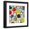 Rainbow Circles II-Yashna-Framed Art Print