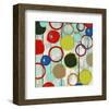 Rainbow Circles II-Yashna-Framed Art Print