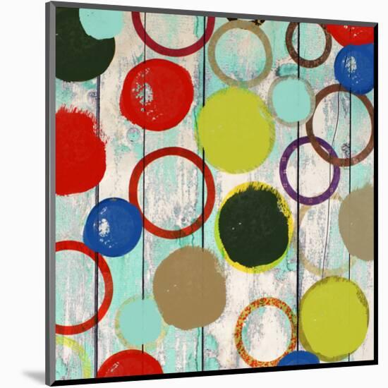 Rainbow Circles II-Yashna-Mounted Art Print