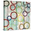 Rainbow Circles IV-Yashna-Stretched Canvas