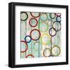 Rainbow Circles IV-Yashna-Framed Art Print