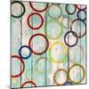 Rainbow Circles IV-Yashna-Mounted Art Print