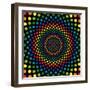 Rainbow Circles-adroach-Framed Art Print