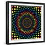Rainbow Circles-adroach-Framed Art Print