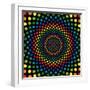 Rainbow Circles-adroach-Framed Art Print