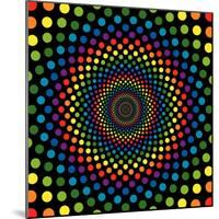 Rainbow Circles-adroach-Mounted Art Print