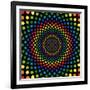 Rainbow Circles-adroach-Framed Art Print