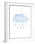 Rainbow Cloud-PI Juvenile-Framed Art Print