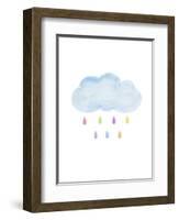 Rainbow Cloud-PI Juvenile-Framed Art Print