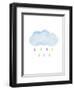 Rainbow Cloud-PI Juvenile-Framed Art Print