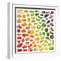 Rainbow Collection of Fruits and Vegetables-egal-Framed Photographic Print