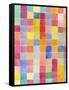 Rainbow Color Block 1-Beverly Dyer-Framed Stretched Canvas