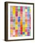 Rainbow Color Block 2-Beverly Dyer-Framed Art Print
